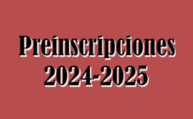 Abiertas Preinscripciones 2024-2025